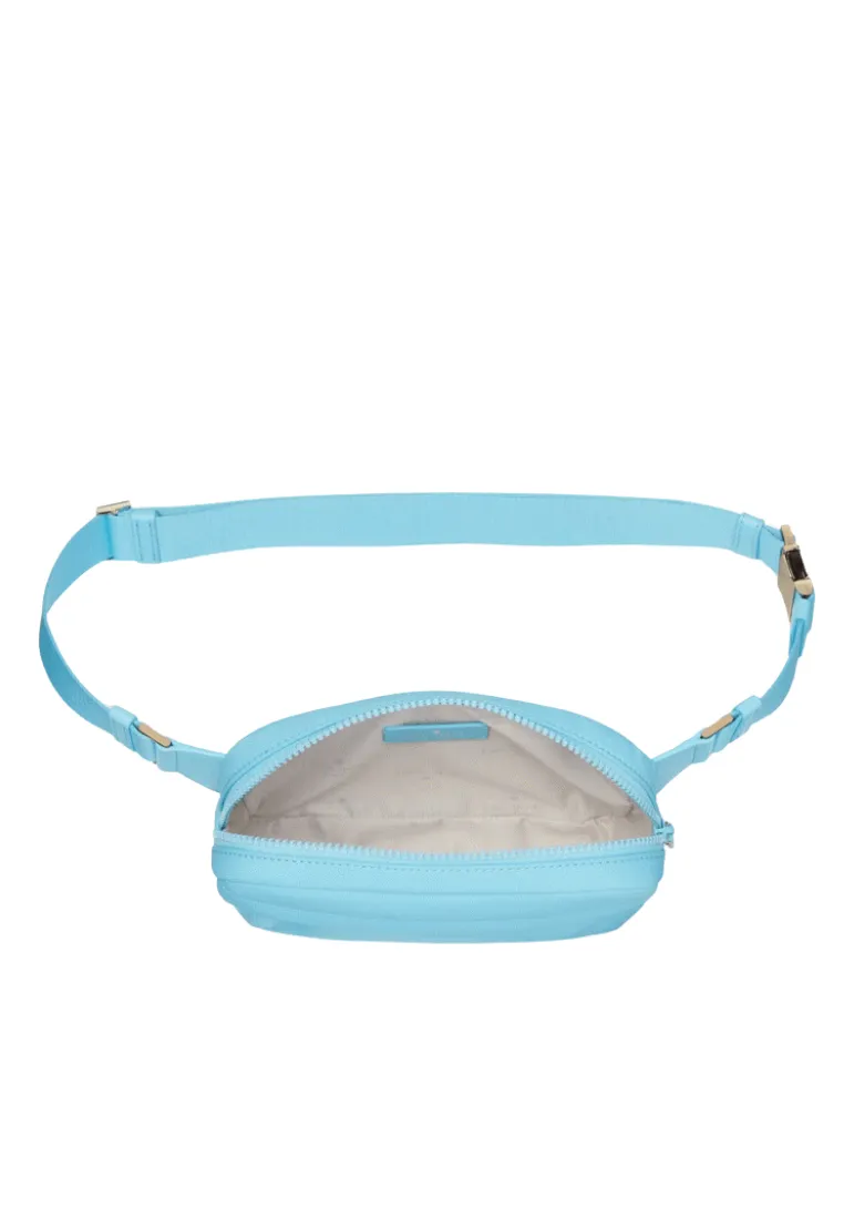 ( AS IS ) Kate Spade Rainbow Collection Belt Bag In Blue Agate KG742