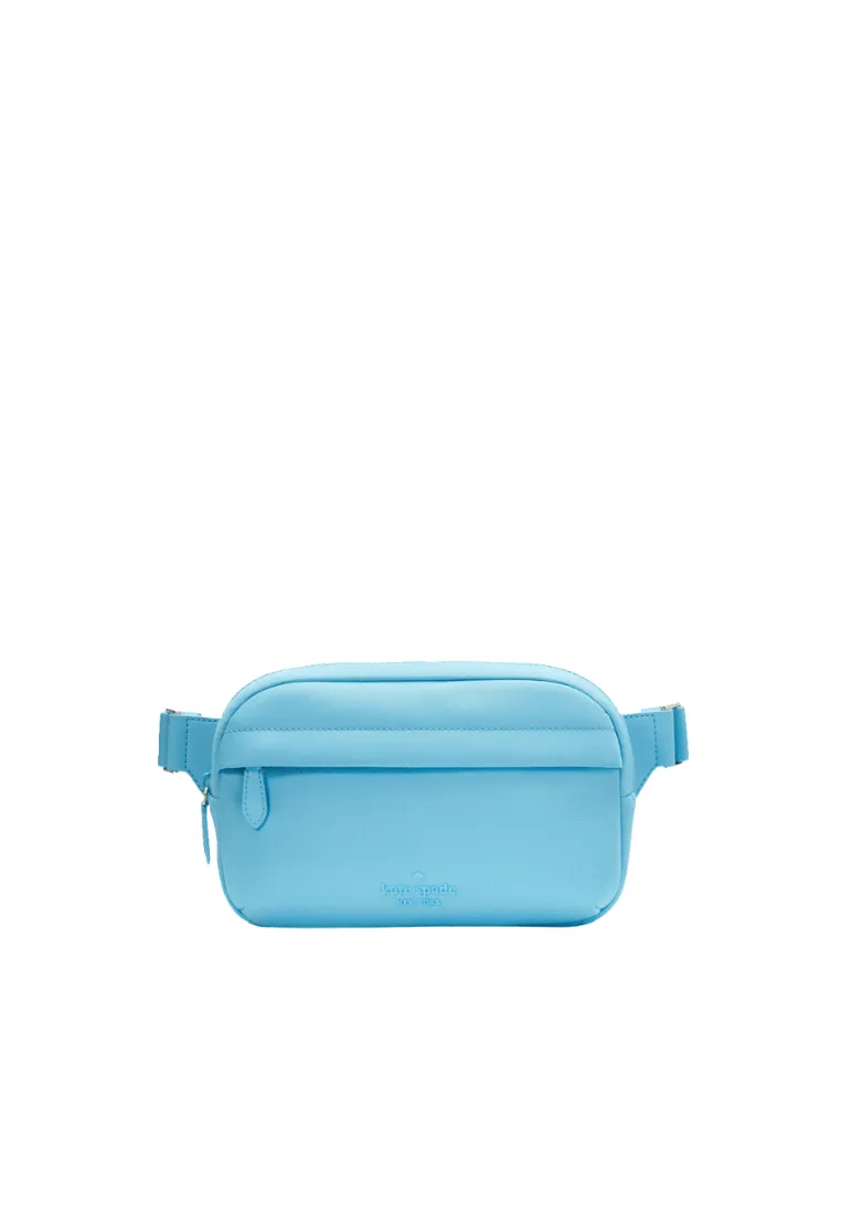 ( AS IS ) Kate Spade Rainbow Collection Belt Bag In Blue Agate KG742