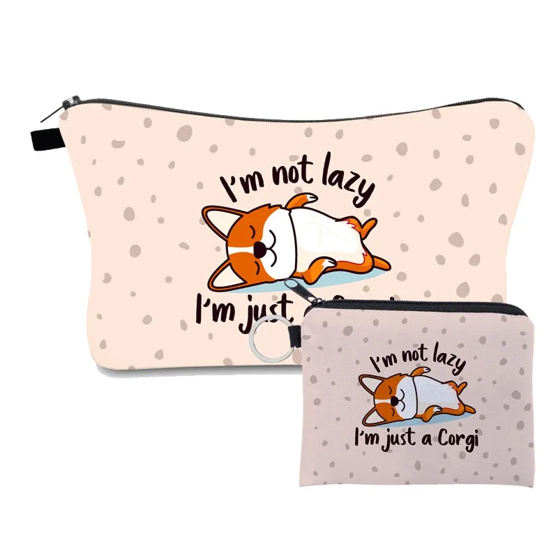 2 Pc Cosmetic Bag Set