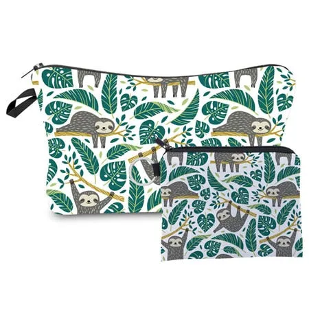 2 Pc Cosmetic Bag Set