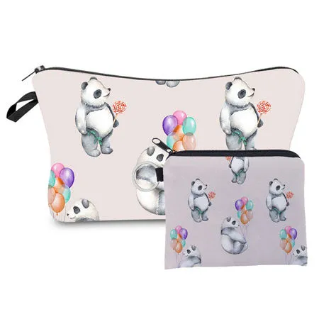 2 Pc Cosmetic Bag Set