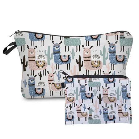 2 Pc Cosmetic Bag Set