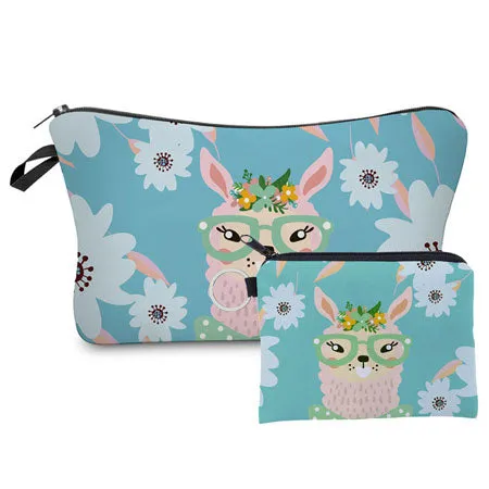 2 Pc Cosmetic Bag Set