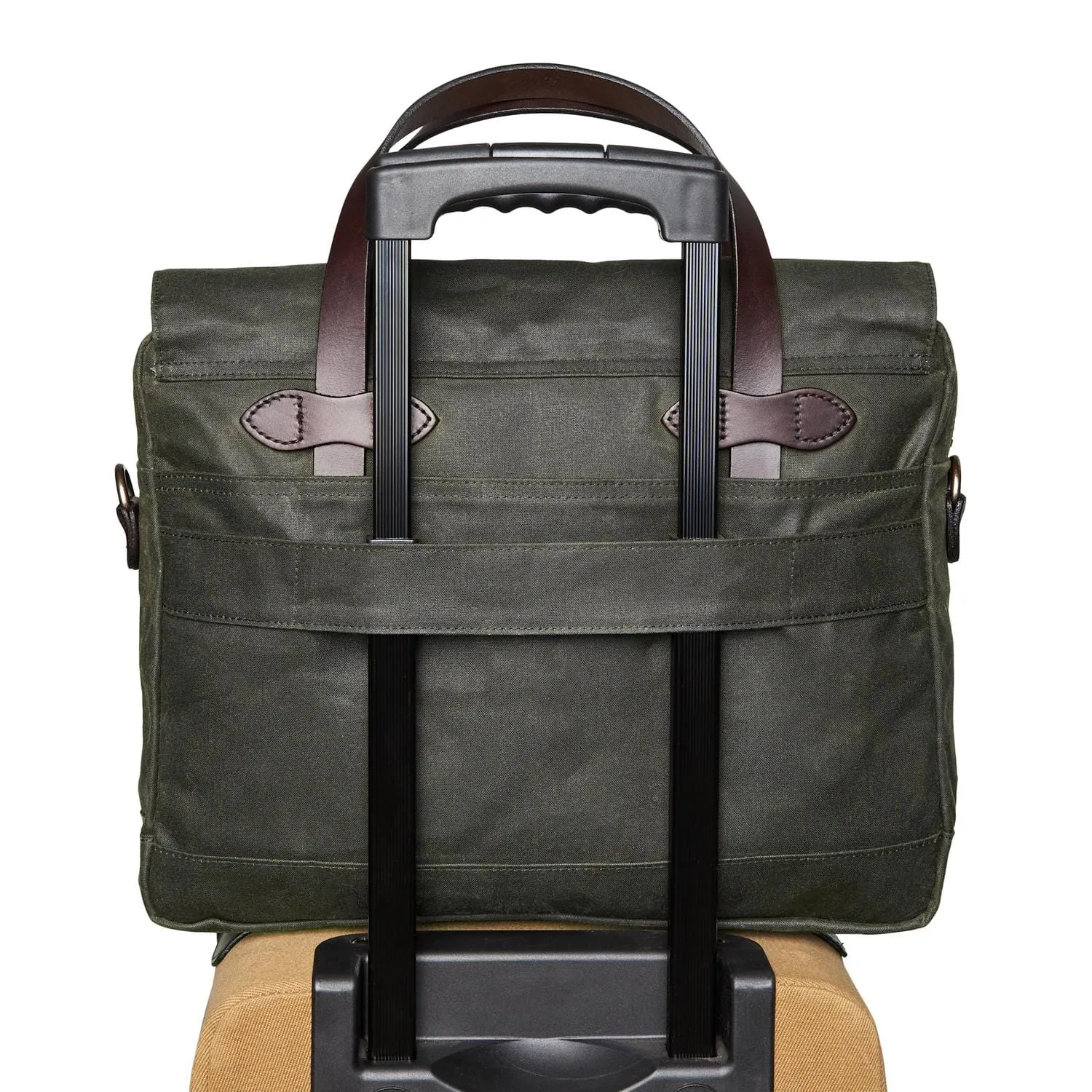 24 Hour Tin Cloth Briefcase- Otter Green