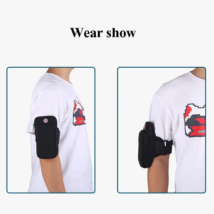 3 PCS Running Mobile Phone Arm Bag Men And Women Fitness Outdoor Hand Bag Wrist Bag  for Mobile Phones Within 6.5 inch( Orange)