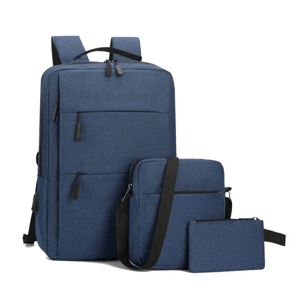 3-Piece Computer Bag Business Men's and Women's Backpacks