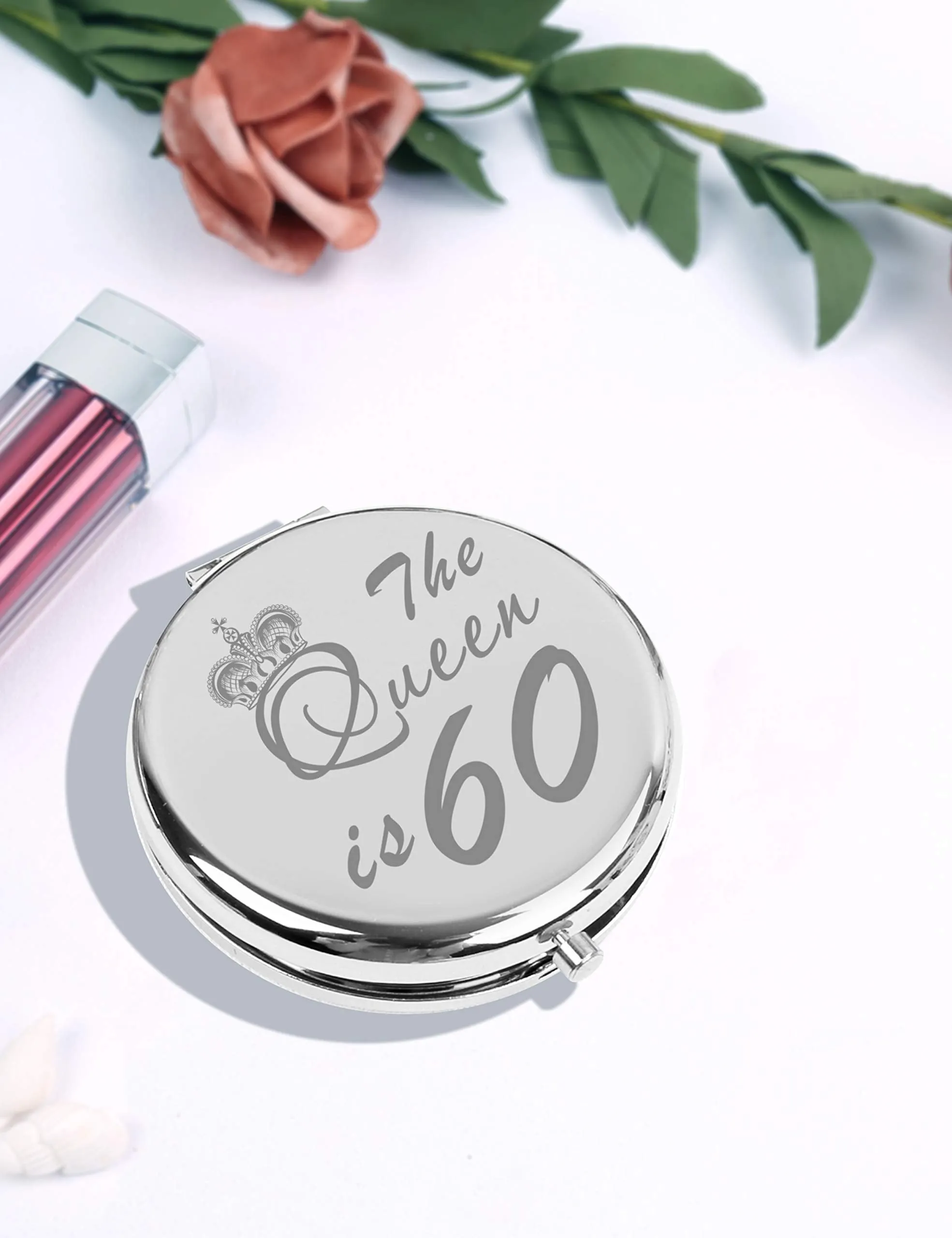 60th Birthday Mirror, 60th Birthday Makeup Bag, 60th Birthday Gifts for Women, 60th