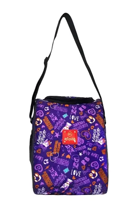 Alpha Nemesis Canvas 19 cms Purple Lunch Bag