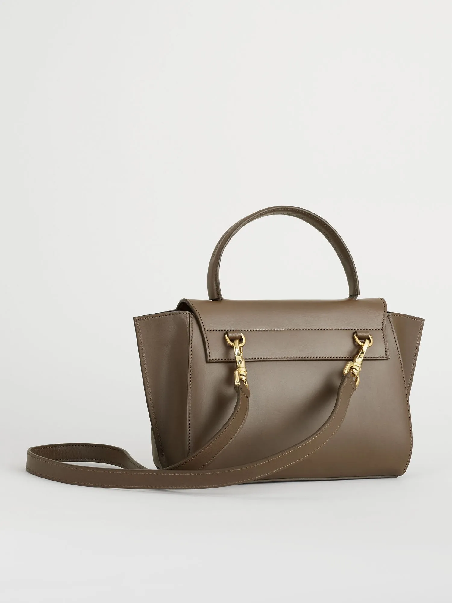 Arezzo Khaki Brown Handbag