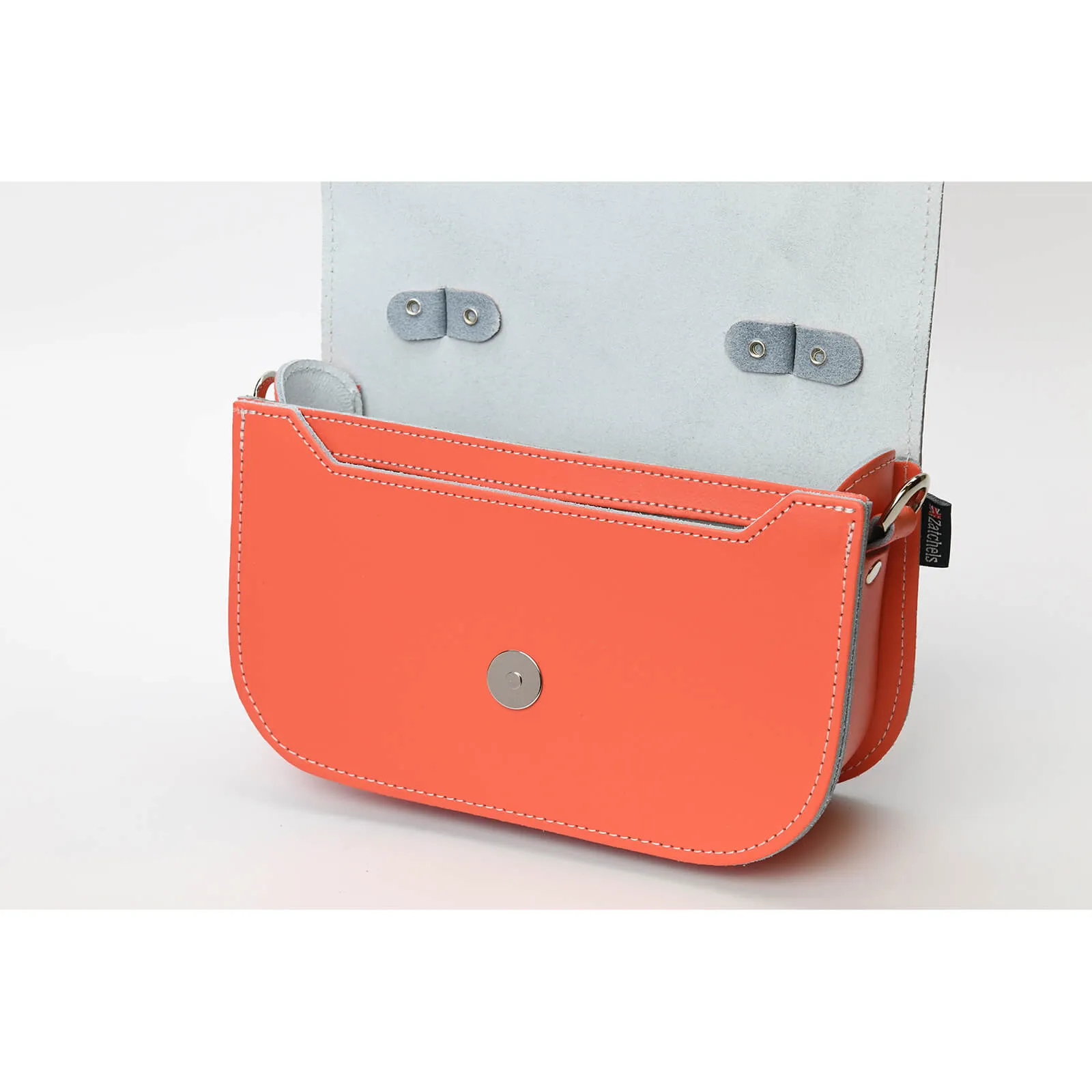 Aura Handmade Leather Bag - Coral