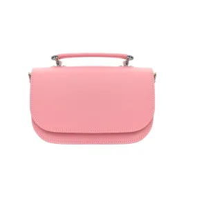 Aura Handmade Leather Bag - Pastel Pink