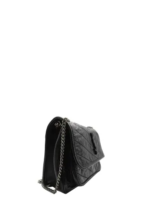 Baby Monogram Matelasse Niki Bag Black