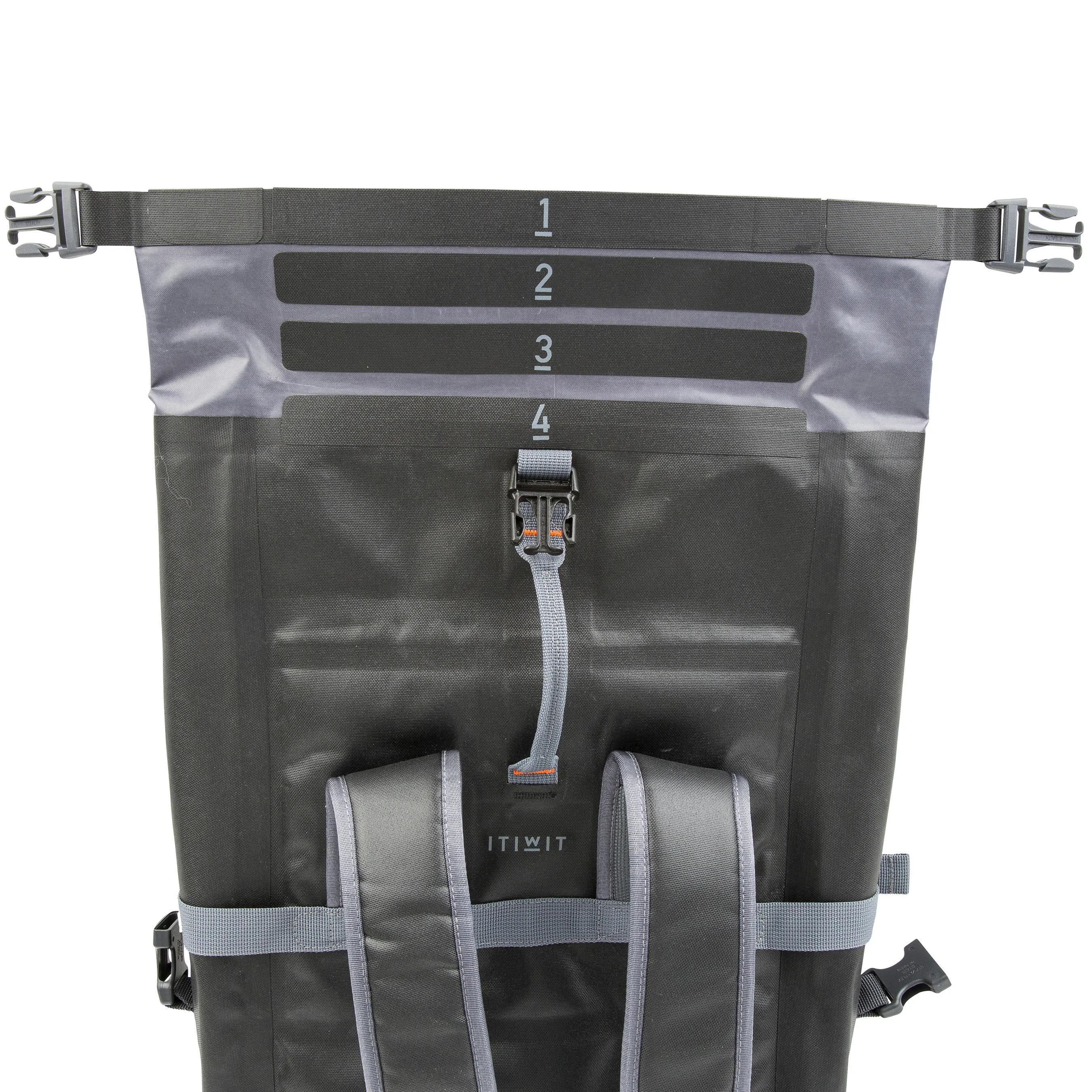 Backpack waterproof 20 l dark gray ITIWIT, carbon gray