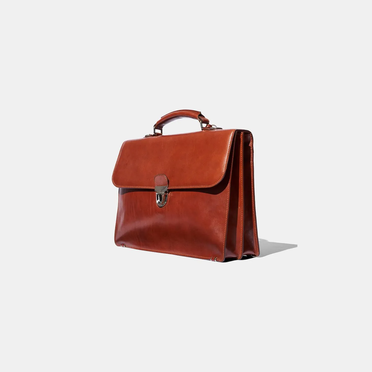 Baron - Briefcase BLACK LEATHER