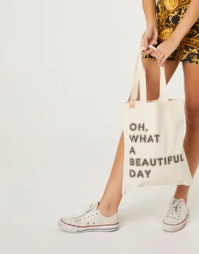 Beautiful Day Canvas Tote