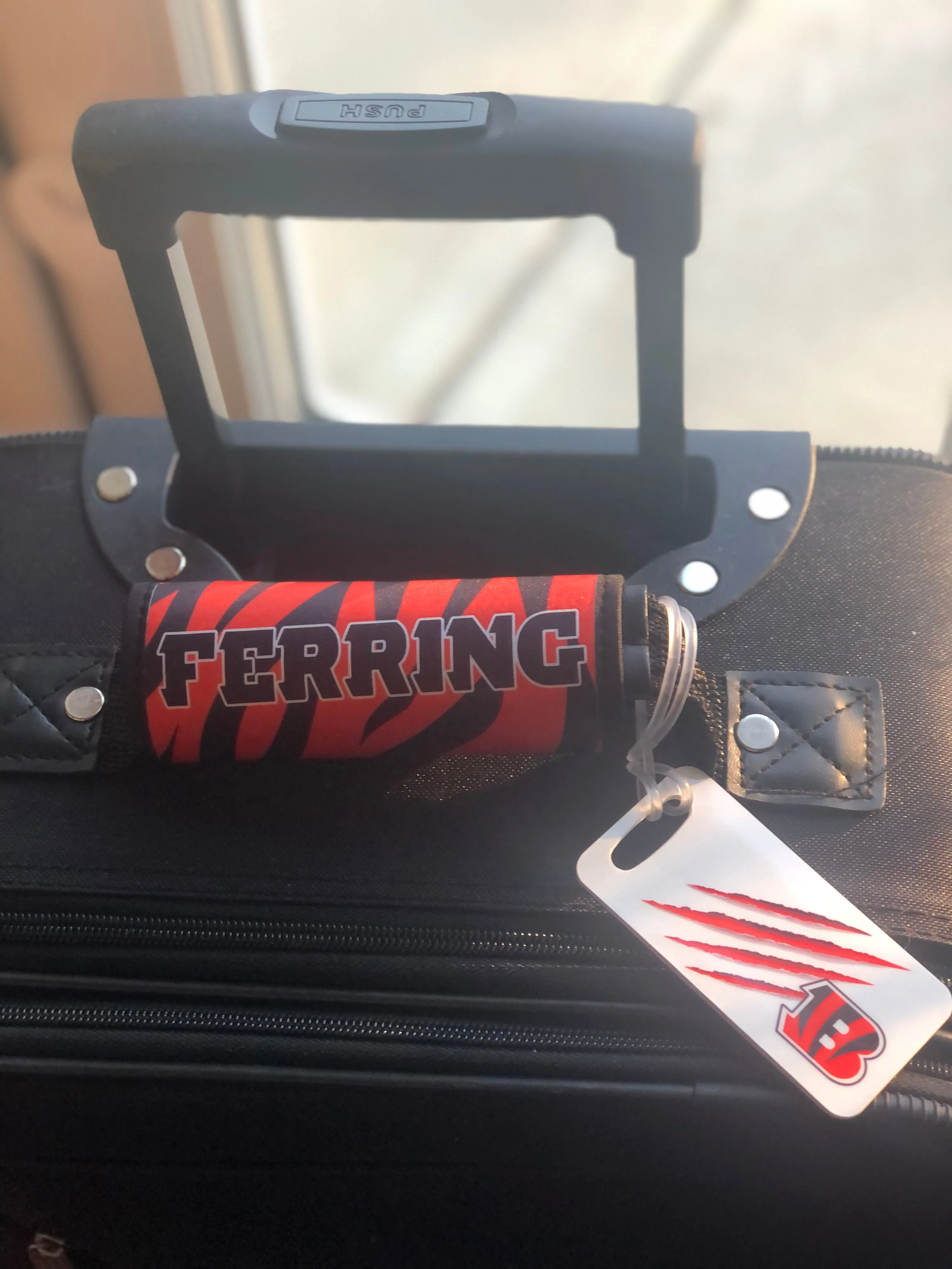 Bengals Custom Bag Tags