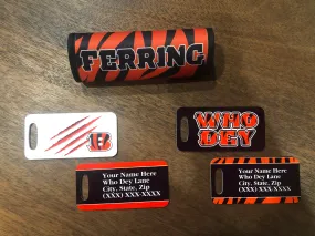 Bengals Custom Bag Tags