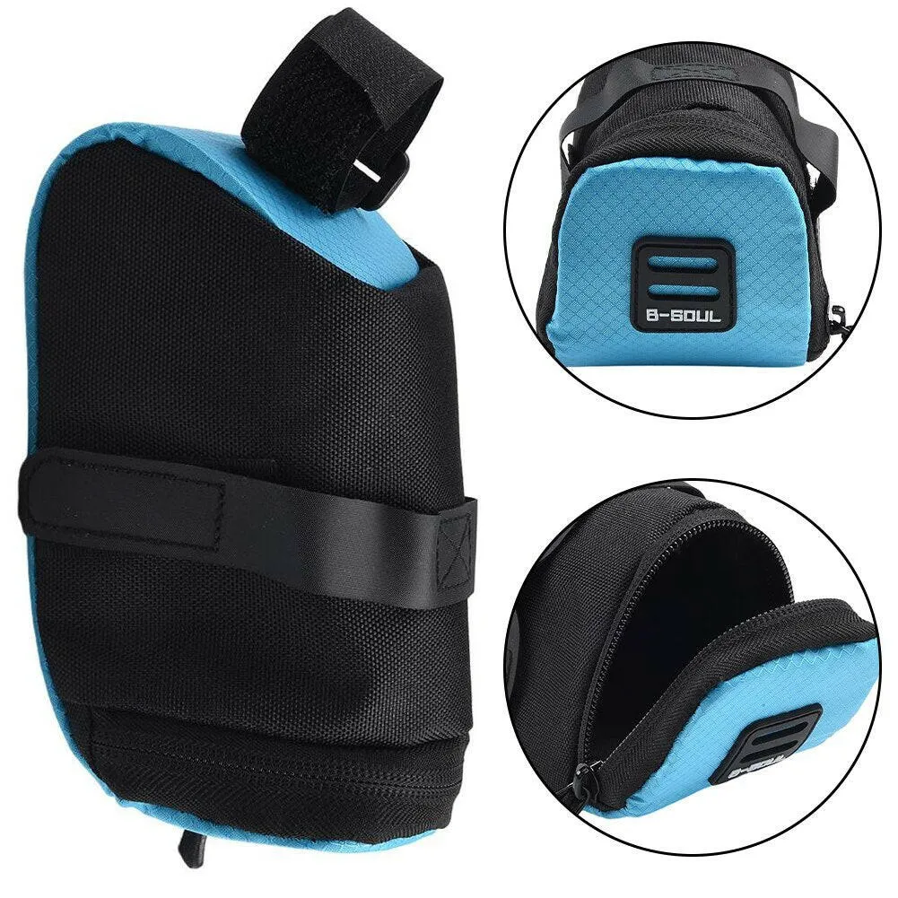 Bicycle Folding Tail Bag Saddle Bag Tool Bag Cushion Bag Cycling Bike Bag Storage Seat Rear Tool Bag Outdoor Cycling Parts