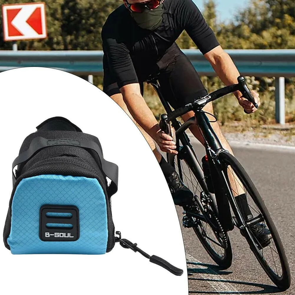 Bicycle Folding Tail Bag Saddle Bag Tool Bag Cushion Bag Cycling Bike Bag Storage Seat Rear Tool Bag Outdoor Cycling Parts