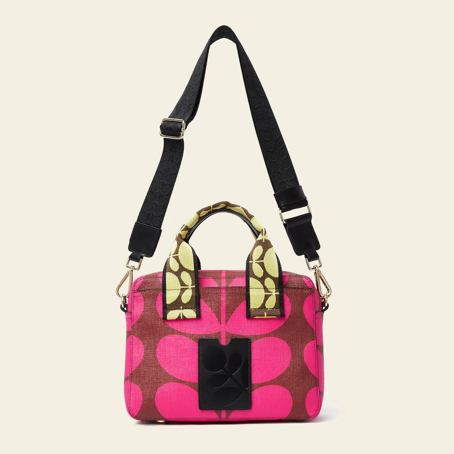 Block Handbag - Solid Stem Cerise