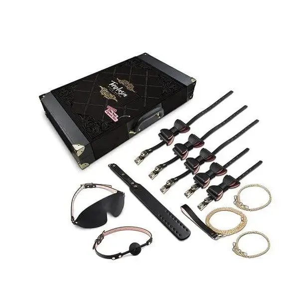 Blush Temptasia Safe Word Bondage Kit W/suitcase - Black