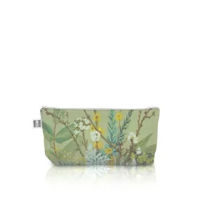 Botanical Green  Cosmetic Wash Bag