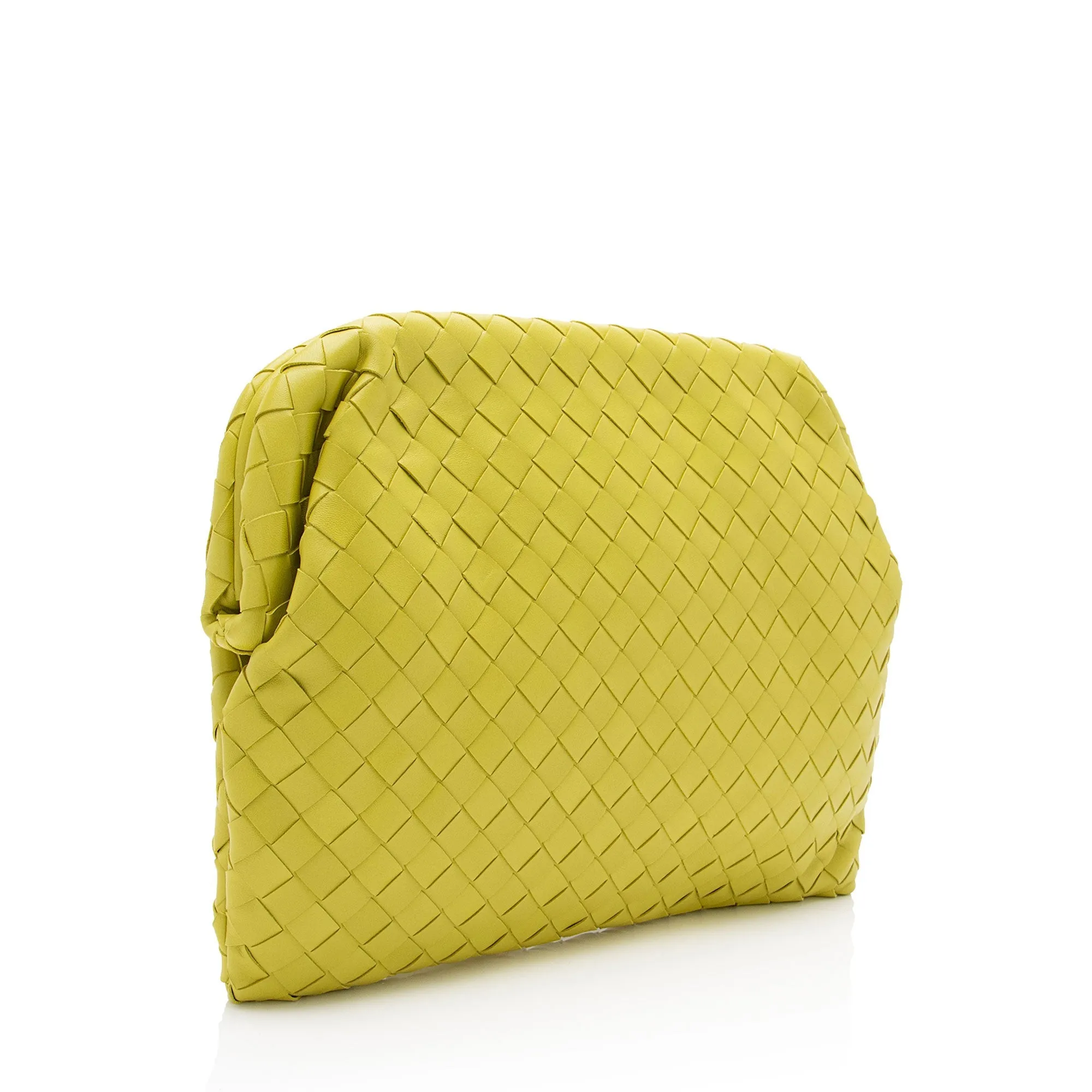 Bottega Veneta Intrecciato Nappa Clasp Document Case (SHF-7GVbuO)