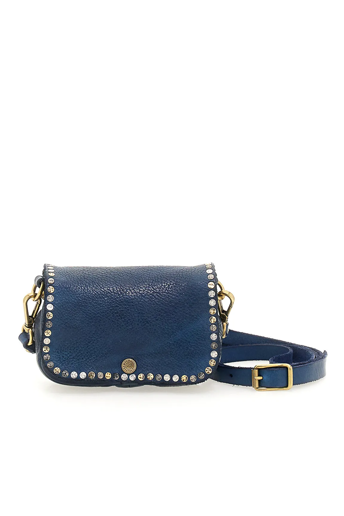 Campomaggi - Crossbody Studs Bag - Sapphire