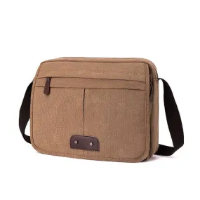 Canvas Messenger Bag | Fits 13.3 Inch Laptop