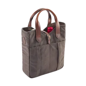 Canvas Whiskey Tote - Bark