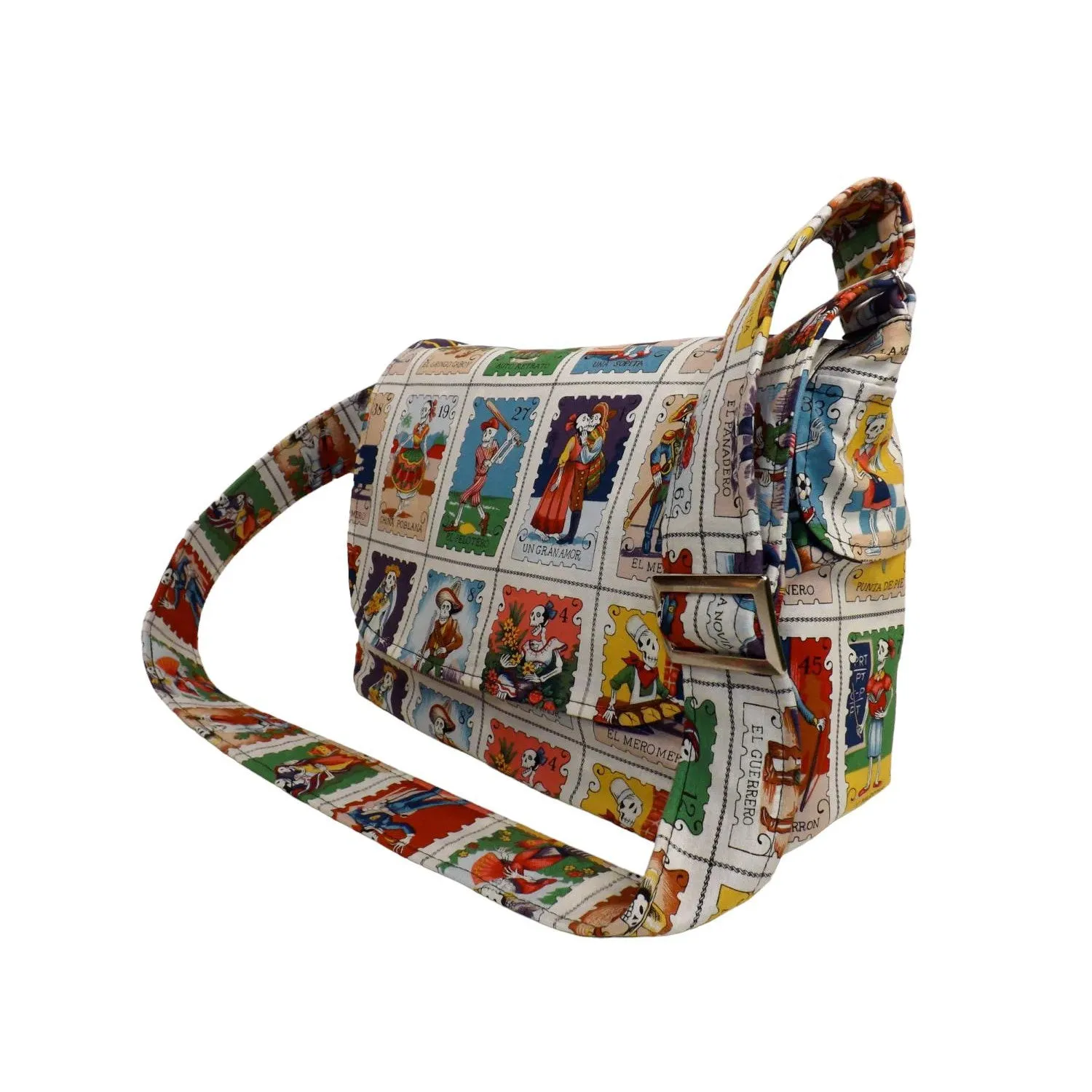 Cartas Marcadas Messenger Bag by Hemet