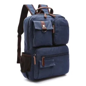 Casual Canvas Travel Student Backpack 8678