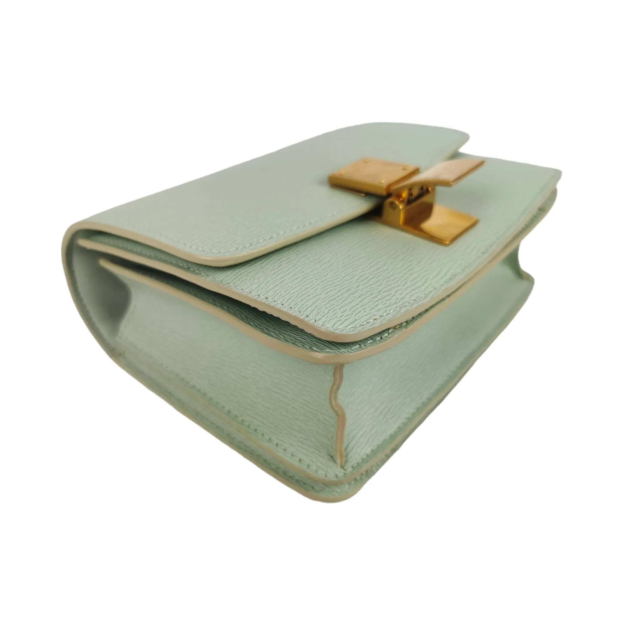 Celine Classic Box Small Green Calfskin