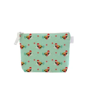 Christmas Humu Pattern Cosmetic Bag, Small