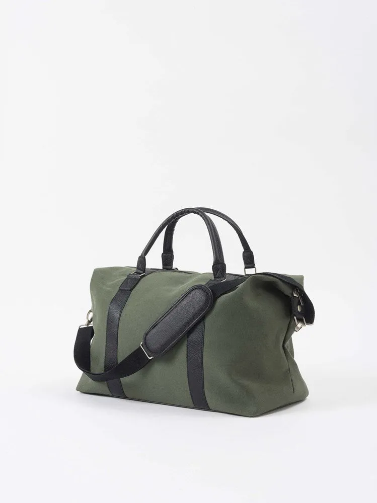 Citta Canvas Weekender Bag Olive