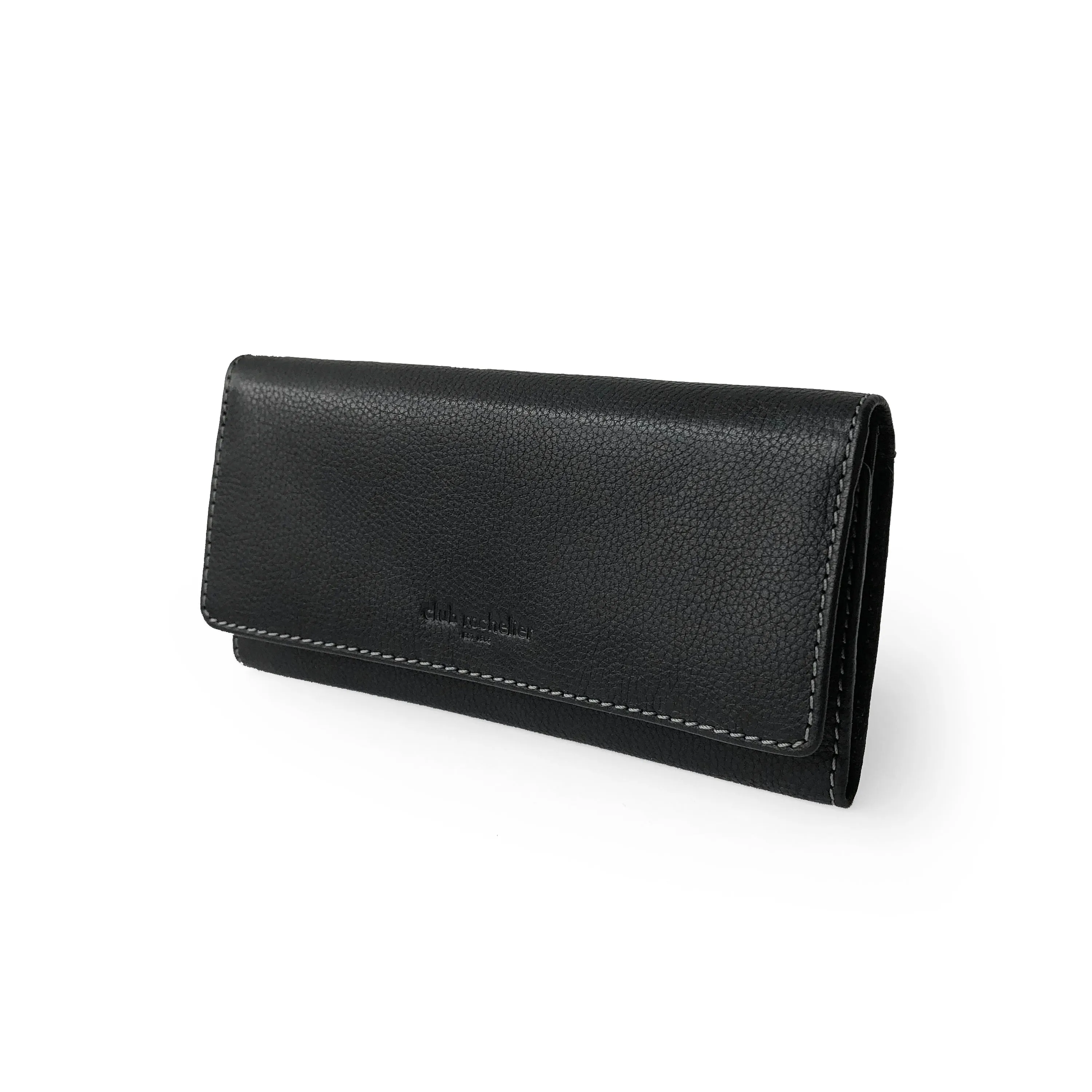 Club Rochelier Ladies Full Leather Clutch Wallet with Gusset Pocket