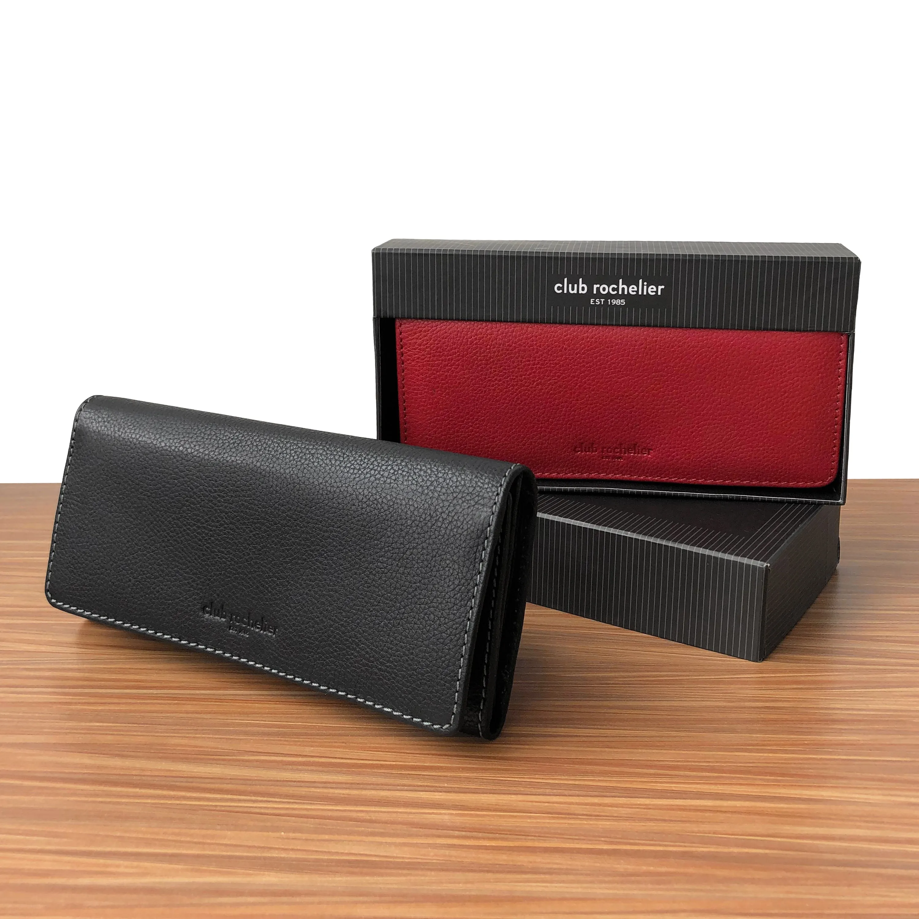 Club Rochelier Ladies Full Leather Clutch Wallet with Gusset Pocket