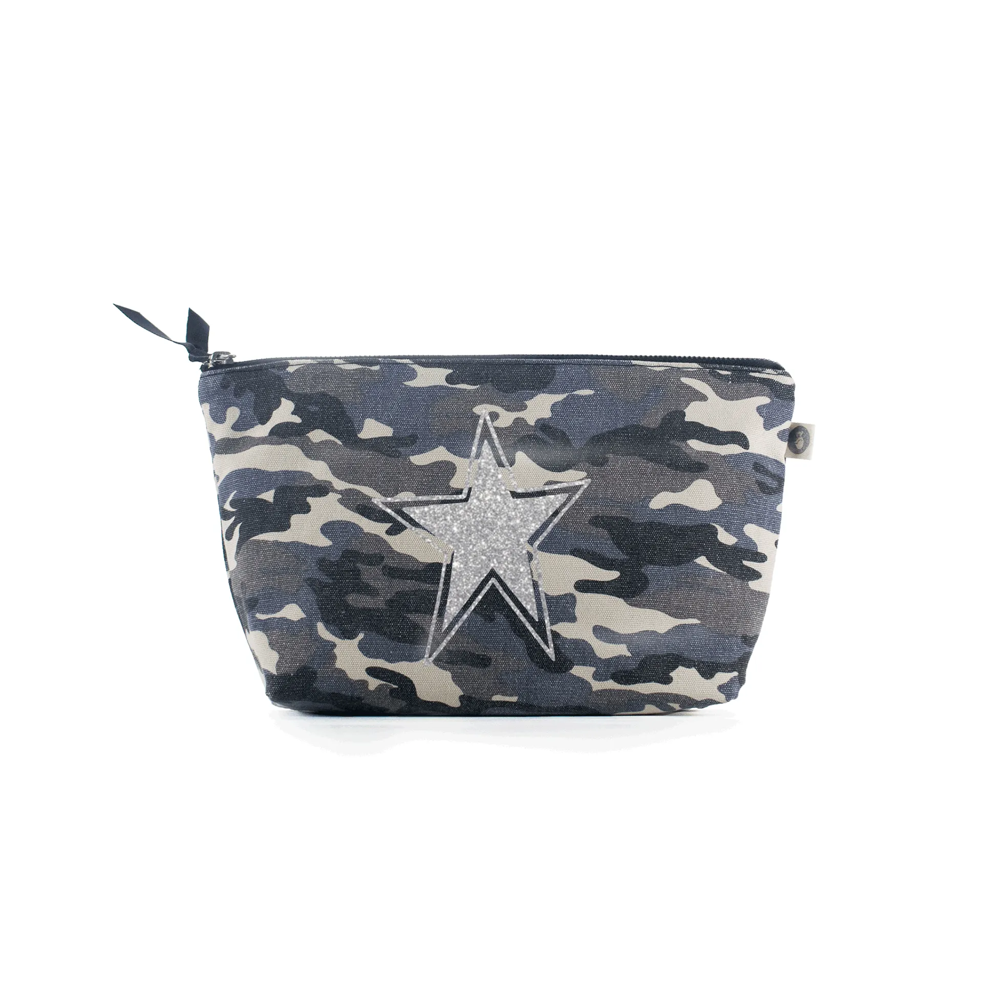 Clutch Bag: Grey Camouflage