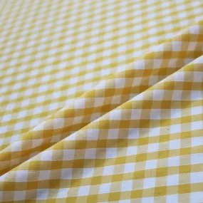 Corded Gingham - Yellow