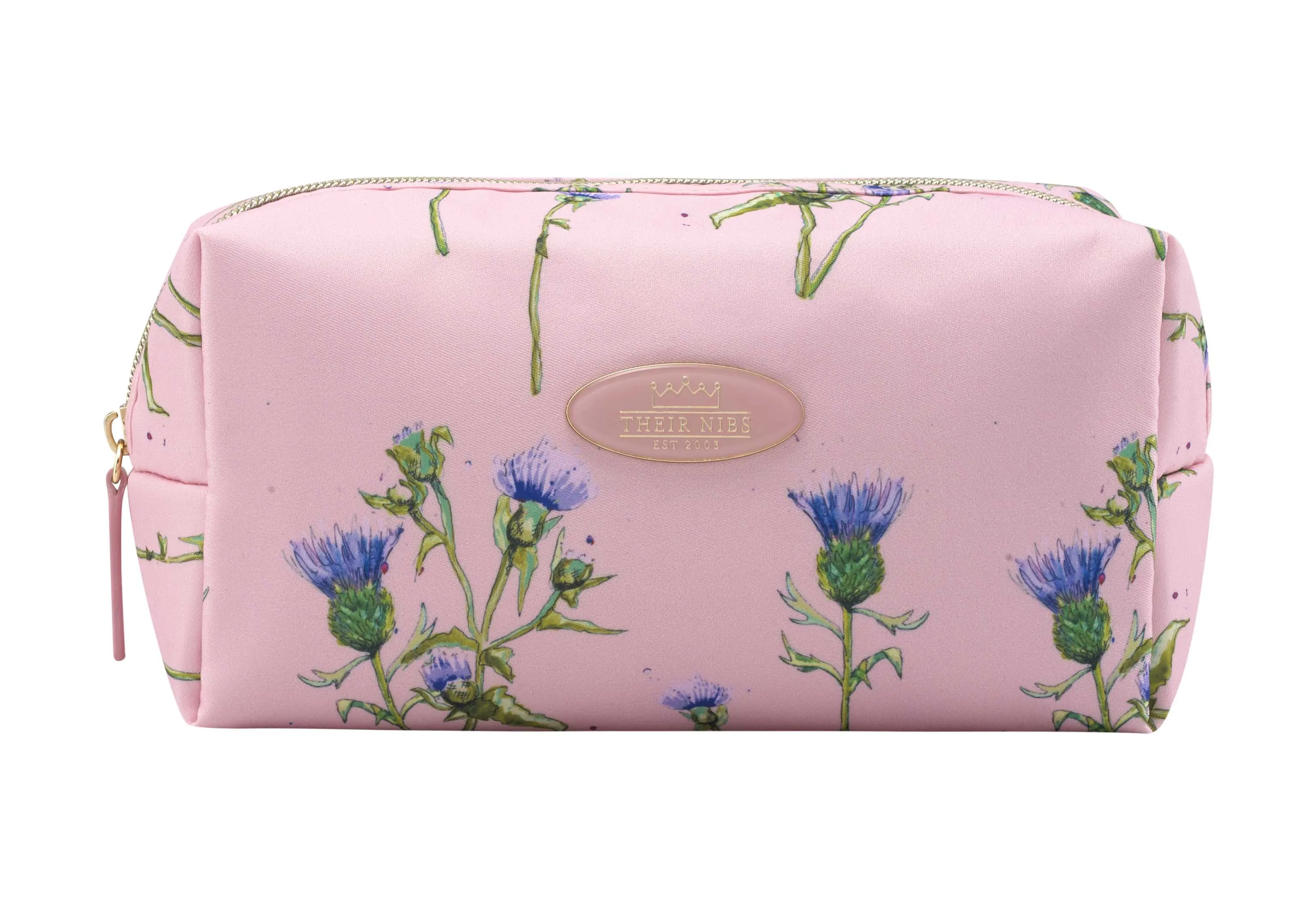 Cosmetic Bag Pink Thistle