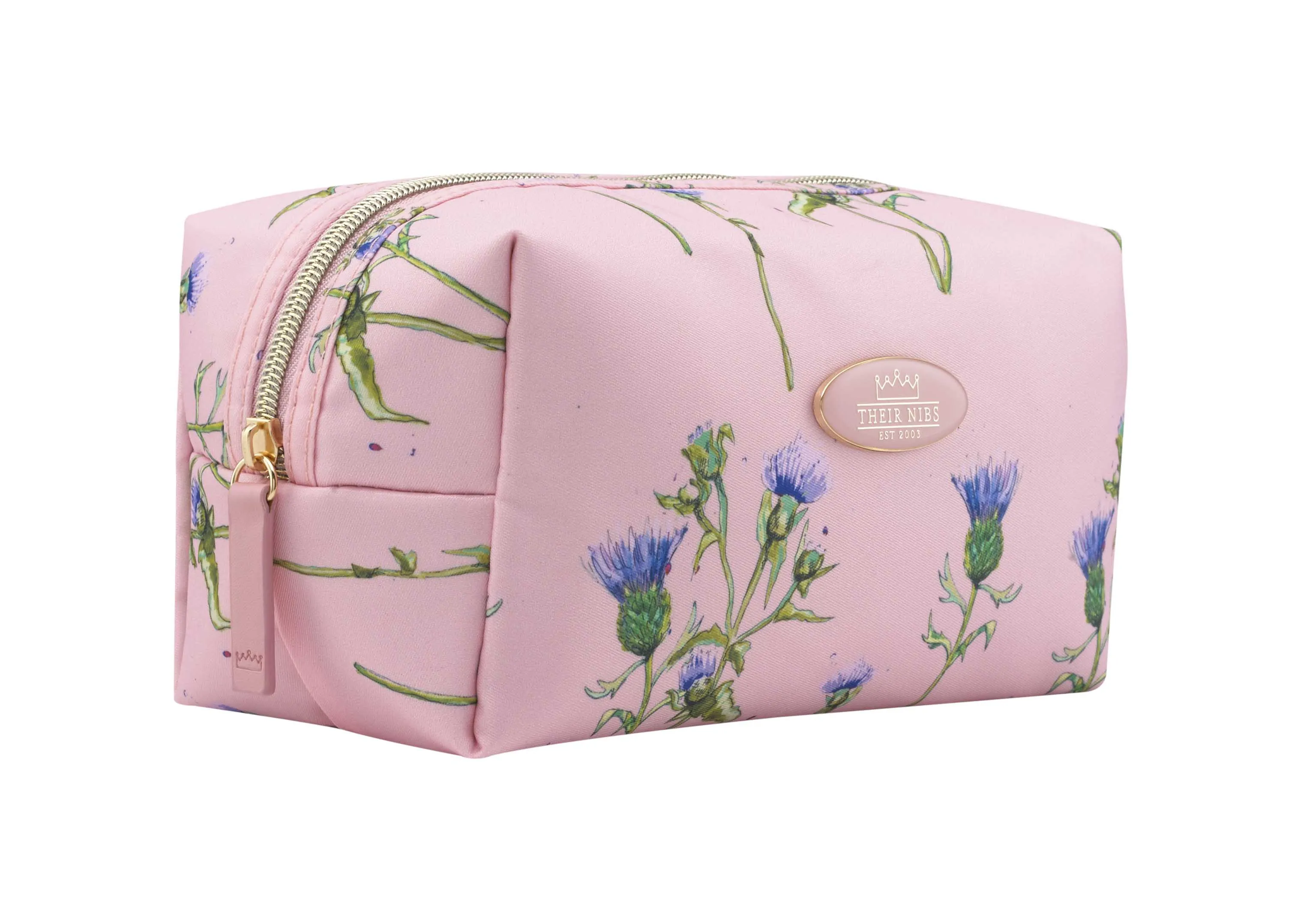 Cosmetic Bag Pink Thistle