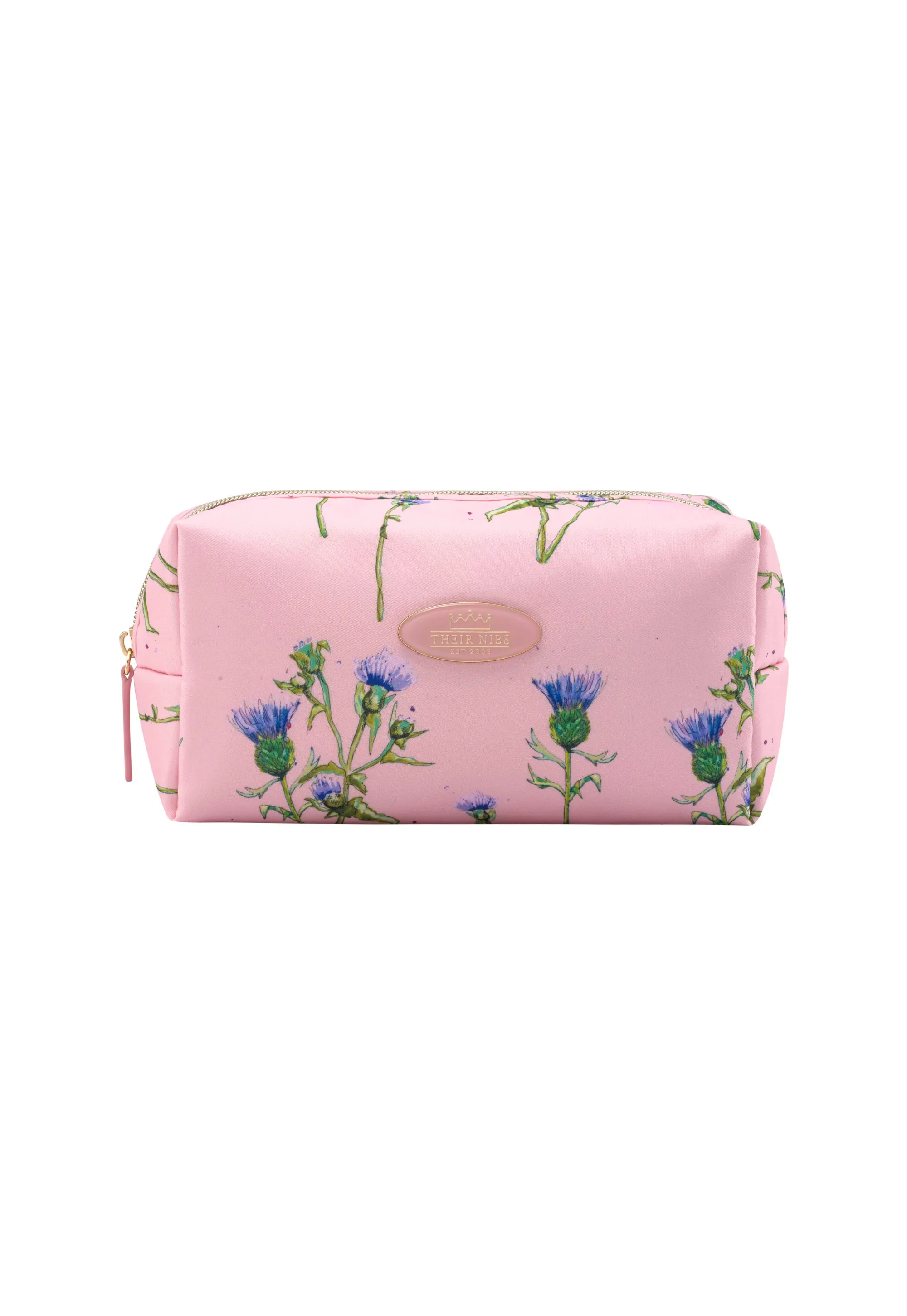 Cosmetic Bag Pink Thistle