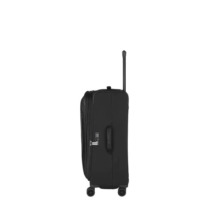 Crosslight Large Softside Case 8-Wheel Expandable Eco-Friendly Travel Case- Black