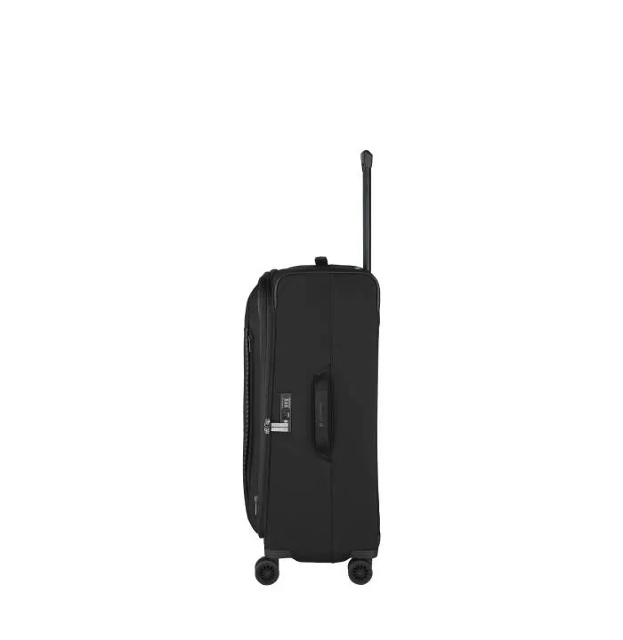 Crosslight Large Softside Case 8-Wheel Expandable Eco-Friendly Travel Case- Black