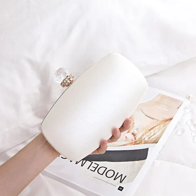 Crystal Closure Clutch Bag