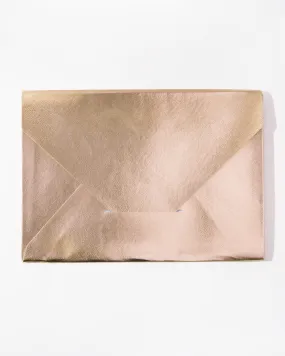 Document Clutch - Rose Gold