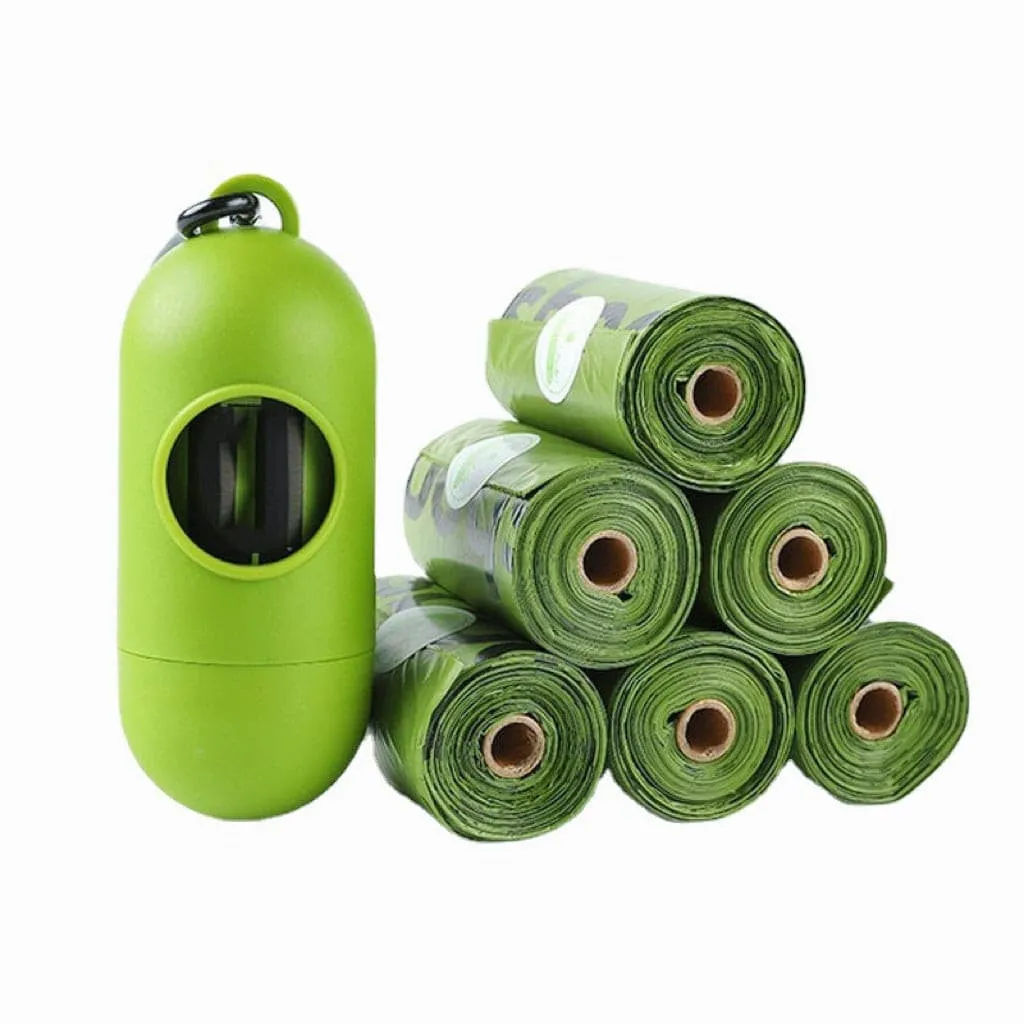 Dog Waste Bag Dispenser (8 rolls of bags included)