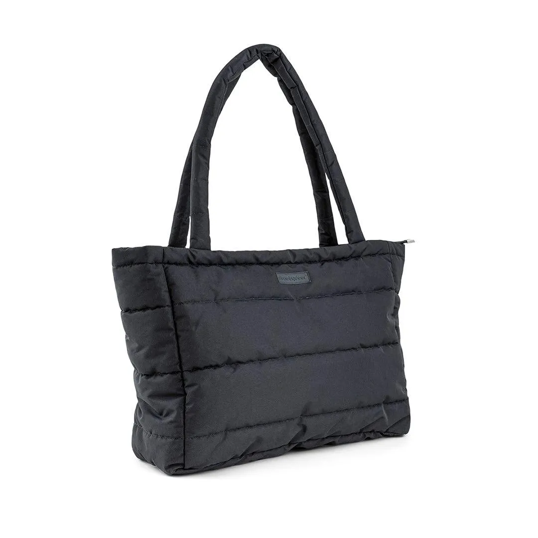 Done by Deer Quilted Changing Tote Bag - Black