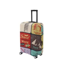 Durable 180 GSM Suitcase Covers S/M/L -Size for Trolley Suitcase, Multicolor Travel World