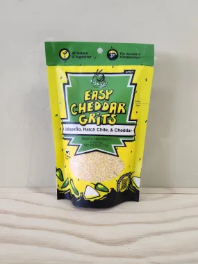 Easy Cheddar Grits: Jalapeno, Hatch Chile & Cheddar